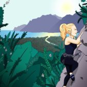 Aline dessine Semaine 4 - Climb girl