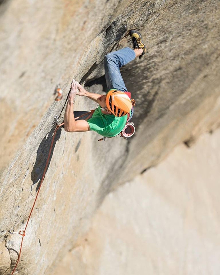 Yosemite, El Capitan, Katharina Saurwein, Jorg Verhoeven - Jorg Verhoeven réalise la deuxième ascension libre du Dihedral Wall, El Capitan, Yosemite