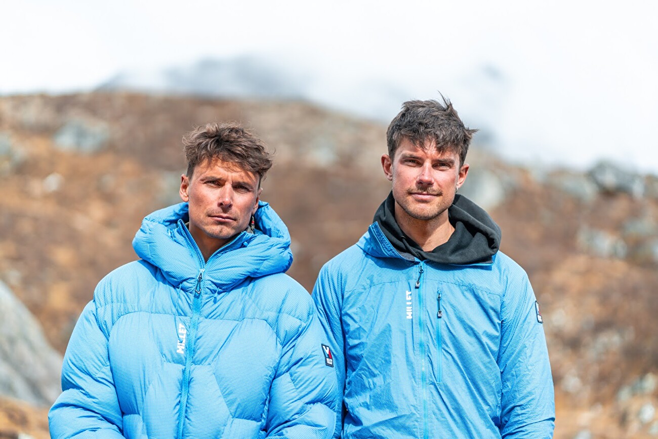 Hungchi, Charles Dubouloz, Symon Welfringer - Charles Dubouloz et Symon Welfringer réalisent la première ascension de 'Le Cavalier sans tête', une nouvelle voie sur Hungchi (7 029 m), mai 2024