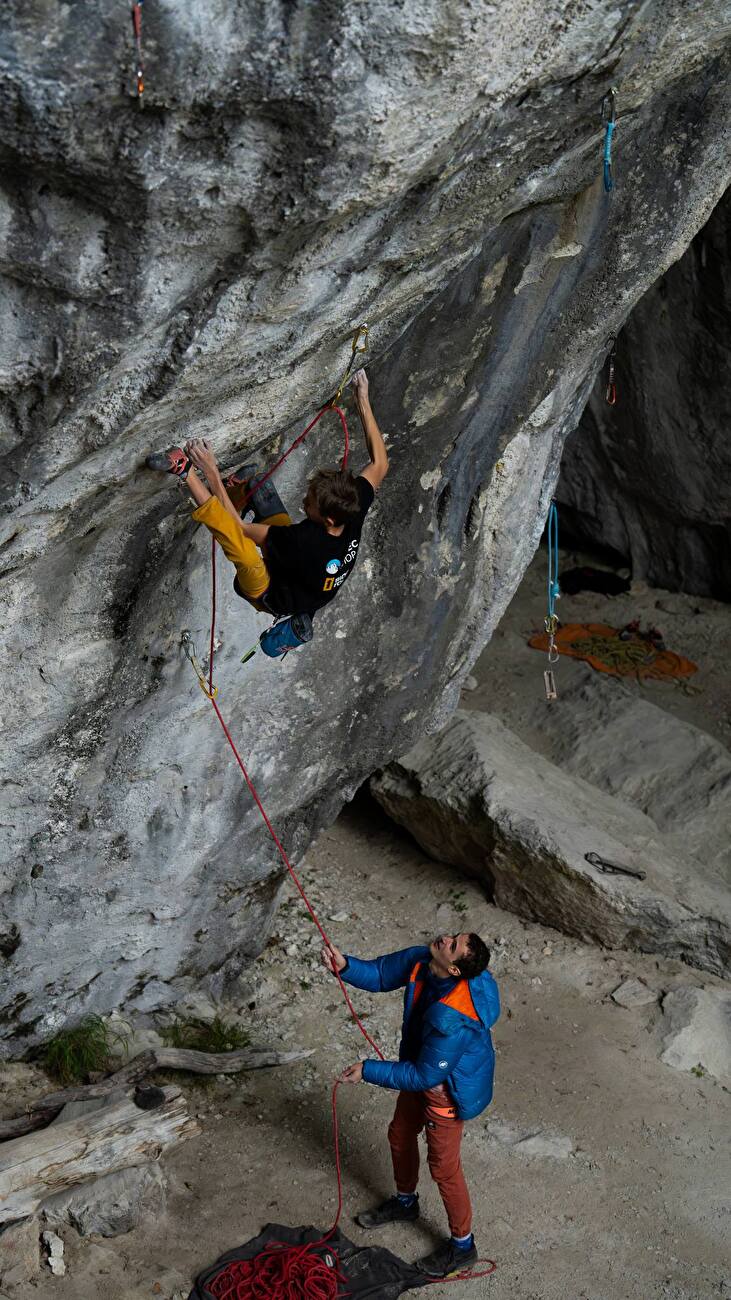 Adam Ondra, Pepa Šindel - Adam Ondra et Pepa Šindel grimpent en Slovaquie