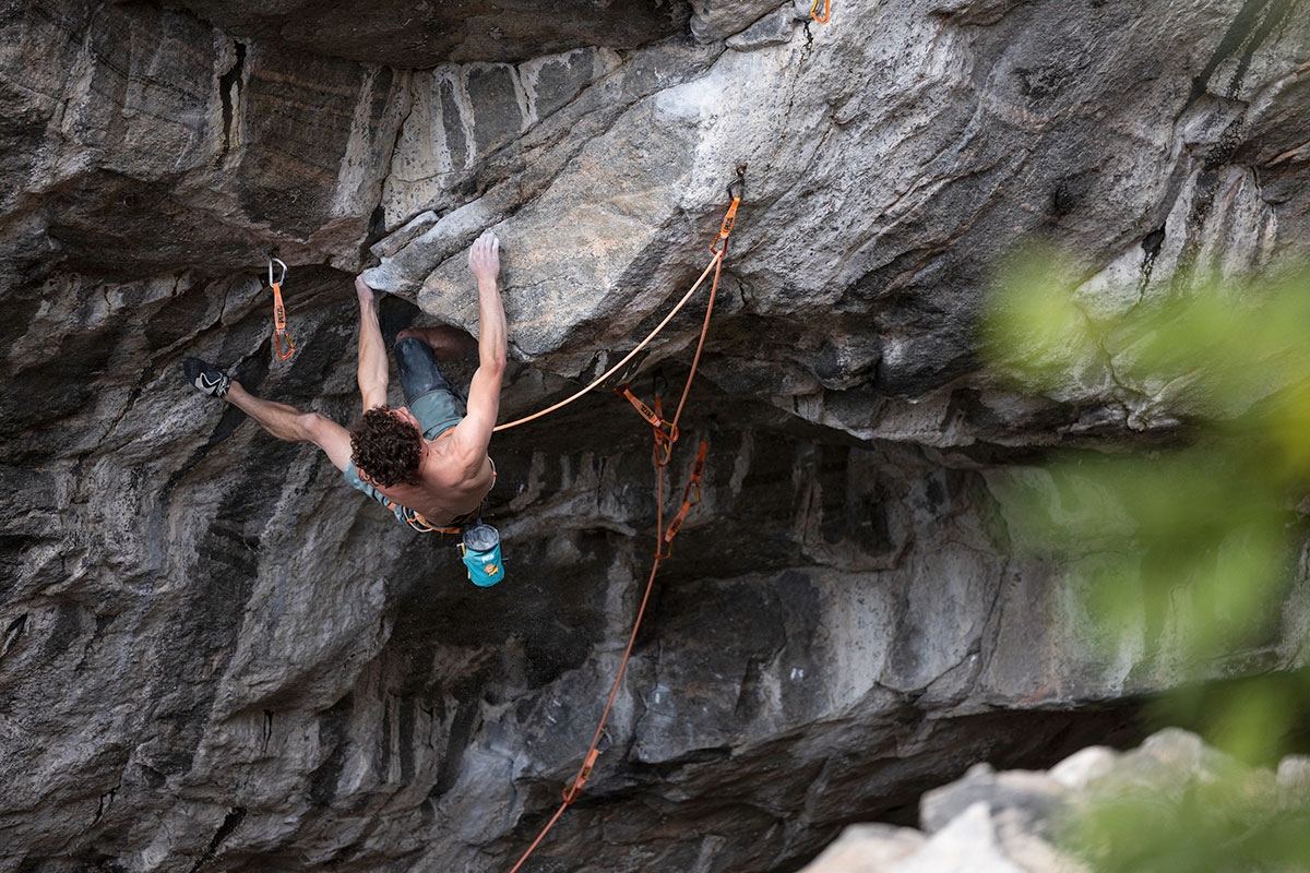 Alexander Rohr - Alex Rohr sur le premier pitch de 'Change' (9a+/b) à Flatanger