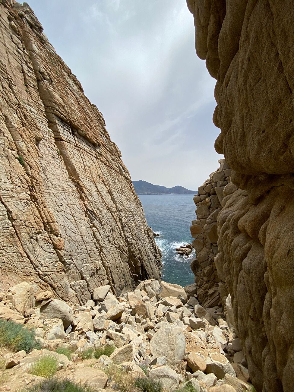 Andromède Sardaigne - Secteur Mikado à la falaise Andromède en Sardaigne