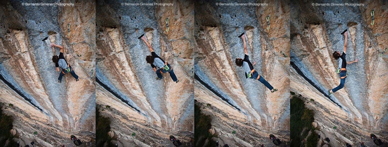 Adam Ondra - Adam Ondra sur les trois degrés de séparation 9a (Chris Sharma 2007, Ceuse, France)