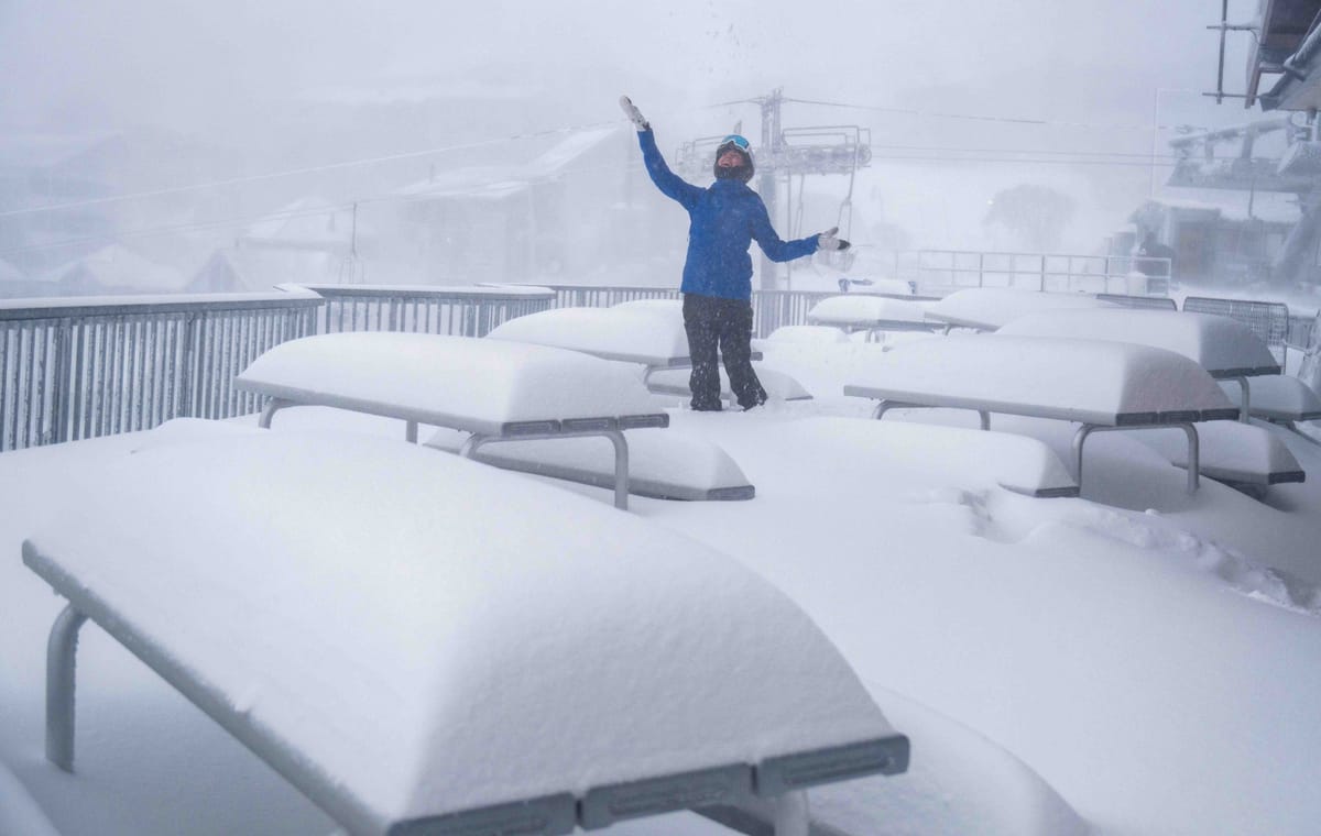 L'Australie connaît la plus grosse journée de neige de l'année