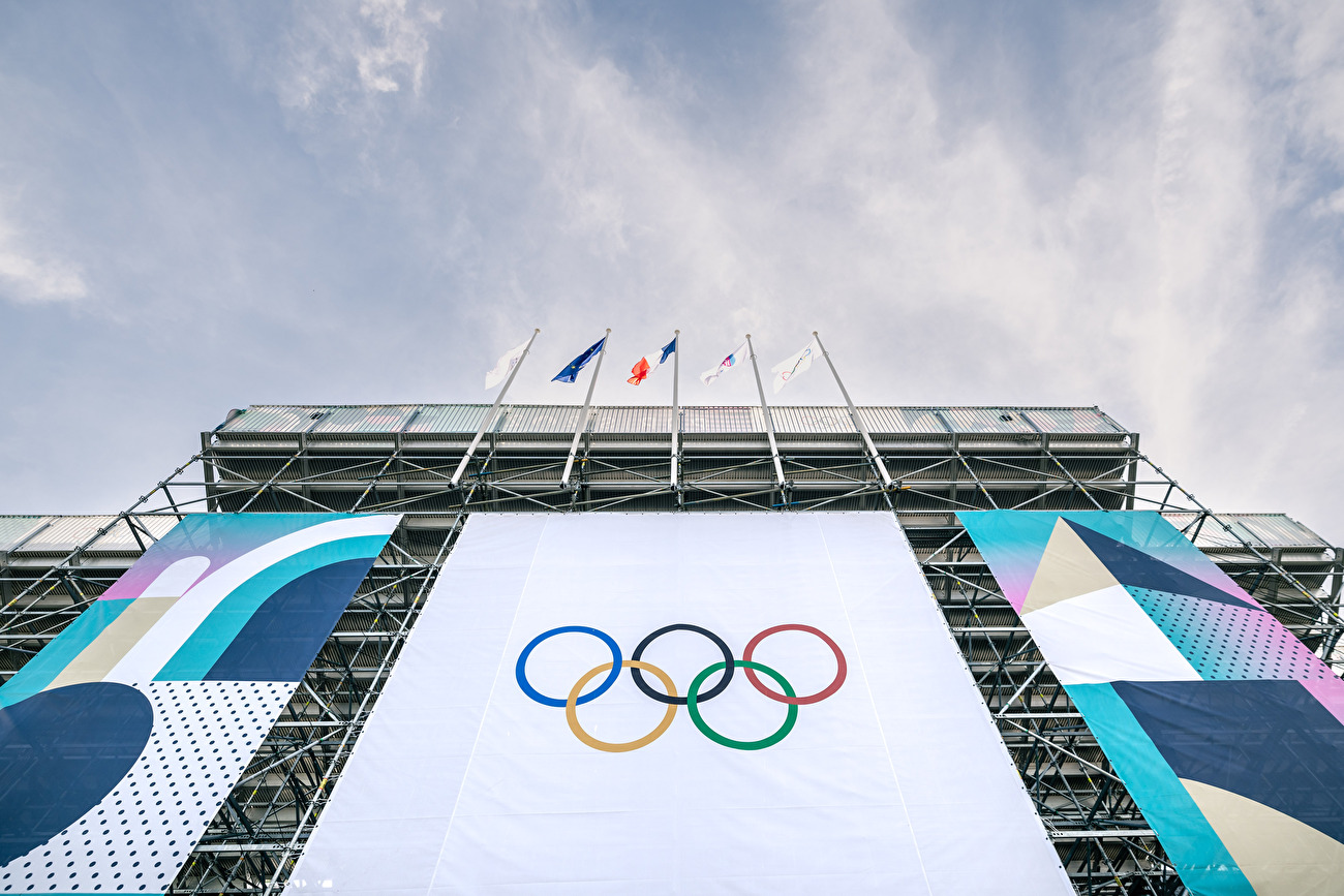 JO Paris 2024 - JO Paris 2024 : séance d'entraînement au mur d'escalade du Bourget