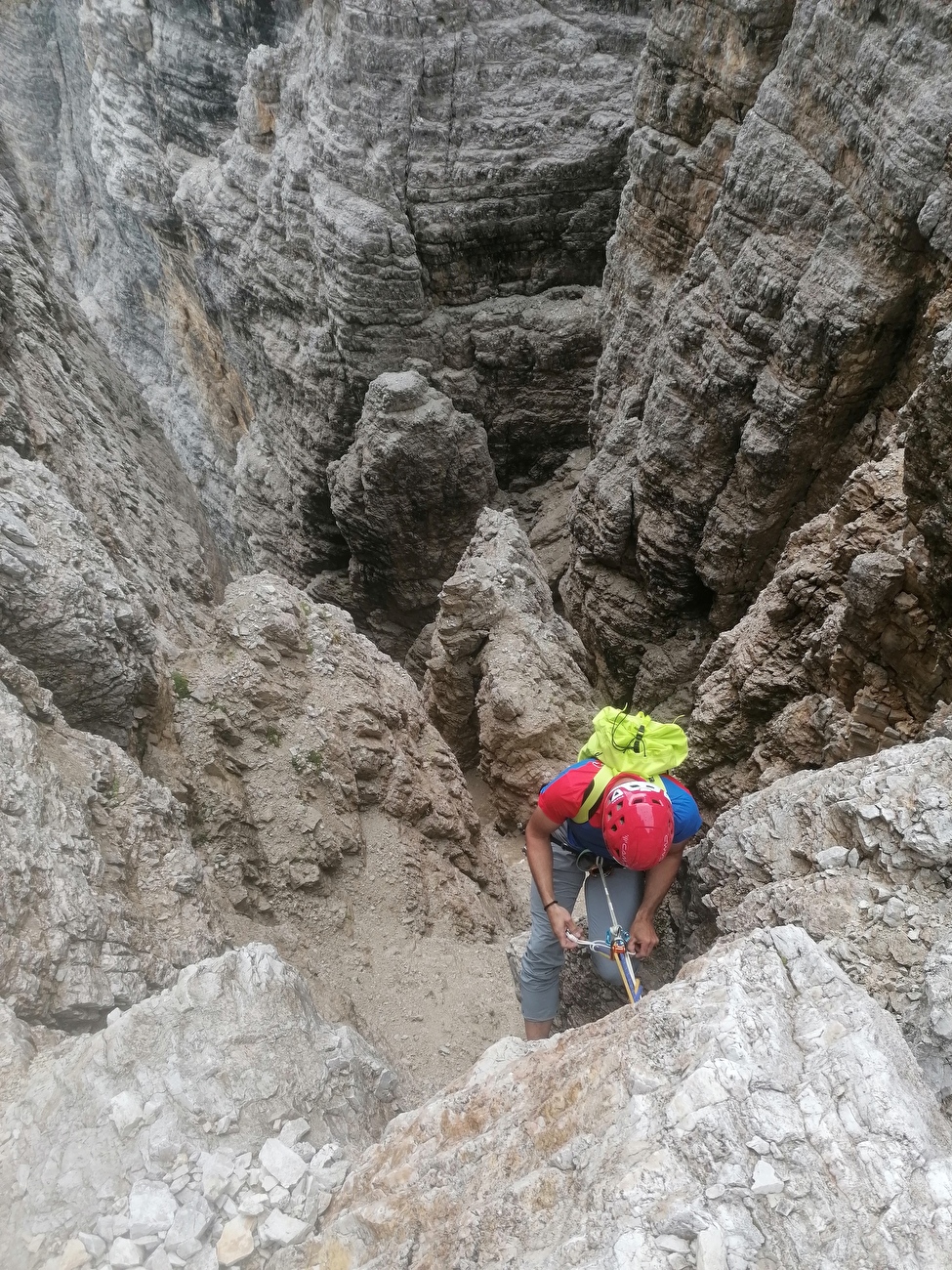 Tre Cime di Lavaredo, Dolomites, Christian Bickel, Micha Rinn - Tre Cime Enchainment Integral - Skyline Traverse (Micha Rinn, Christian Bickel 23/24/07/2024)