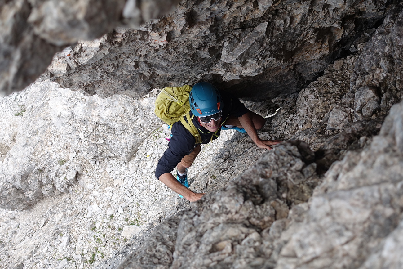 Tre Cime di Lavaredo, Dolomites, Christian Bickel, Micha Rinn - Tre Cime Enchainment Integral - Skyline Traverse (Micha Rinn, Christian Bickel 23/24/07/2024)