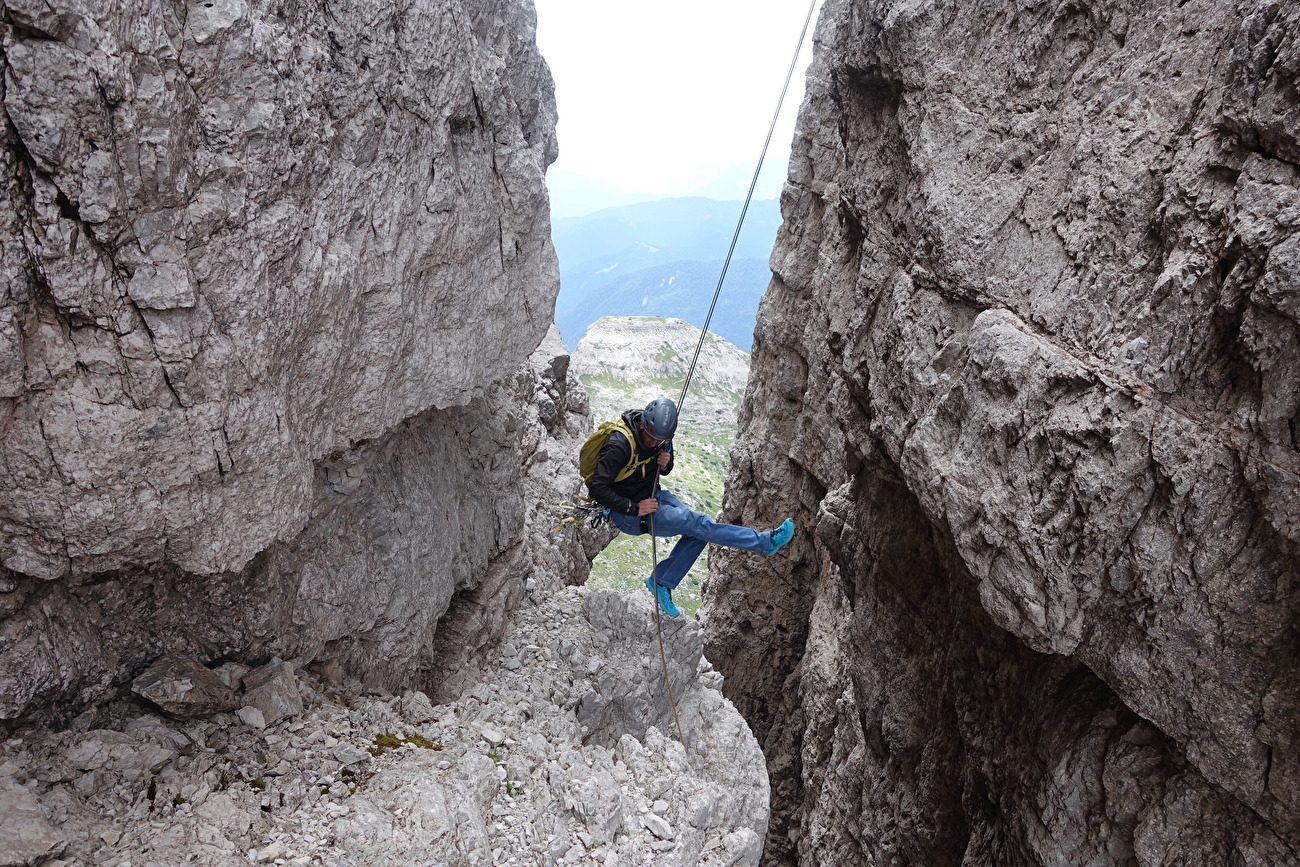 Tre Cime di Lavaredo, Dolomites, Christian Bickel, Micha Rinn - Tre Cime Enchainment Integral - Skyline Traverse (Micha Rinn, Christian Bickel 23/24/07/2024)