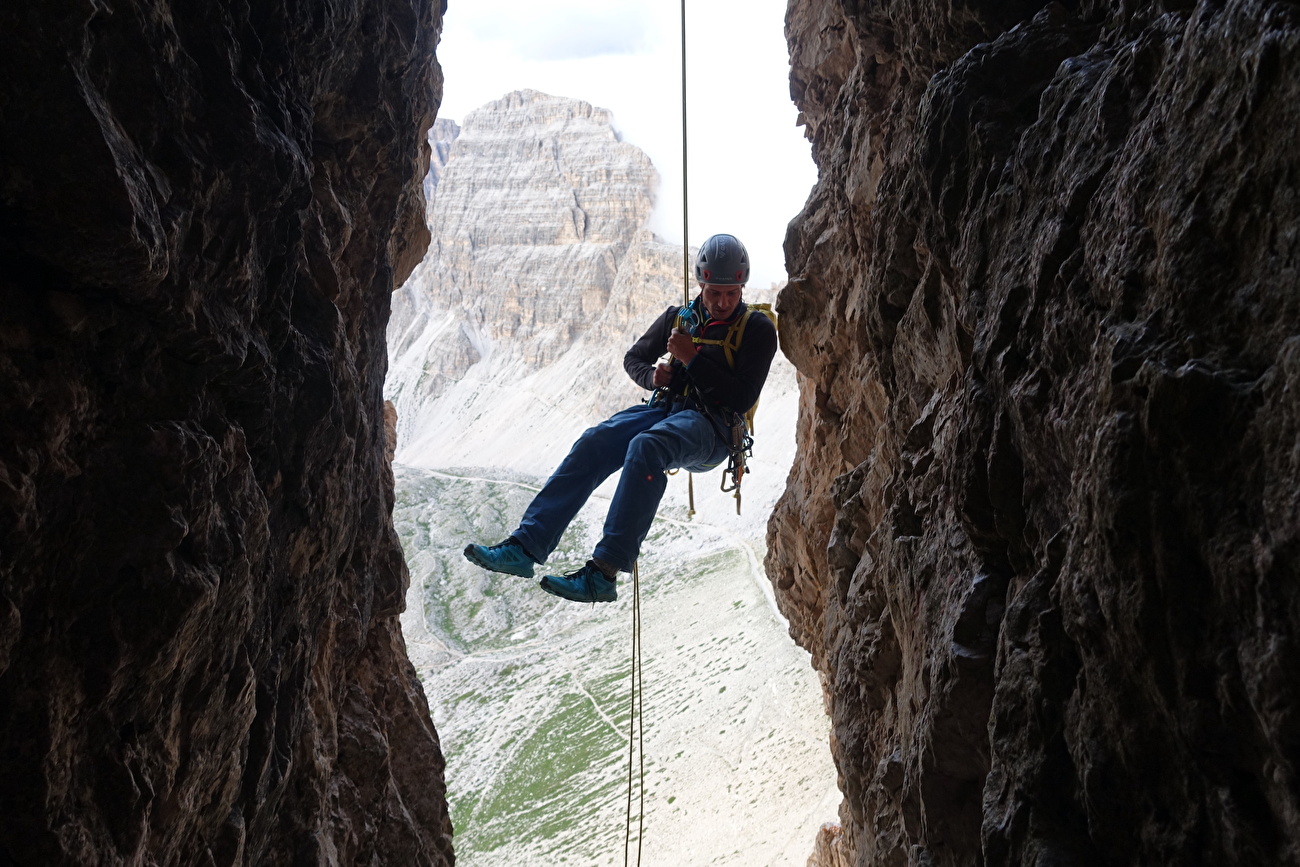 Tre Cime di Lavaredo, Dolomites, Christian Bickel, Micha Rinn - Tre Cime Enchainment Integral - Skyline Traverse (Micha Rinn, Christian Bickel 23/24/07/2024)