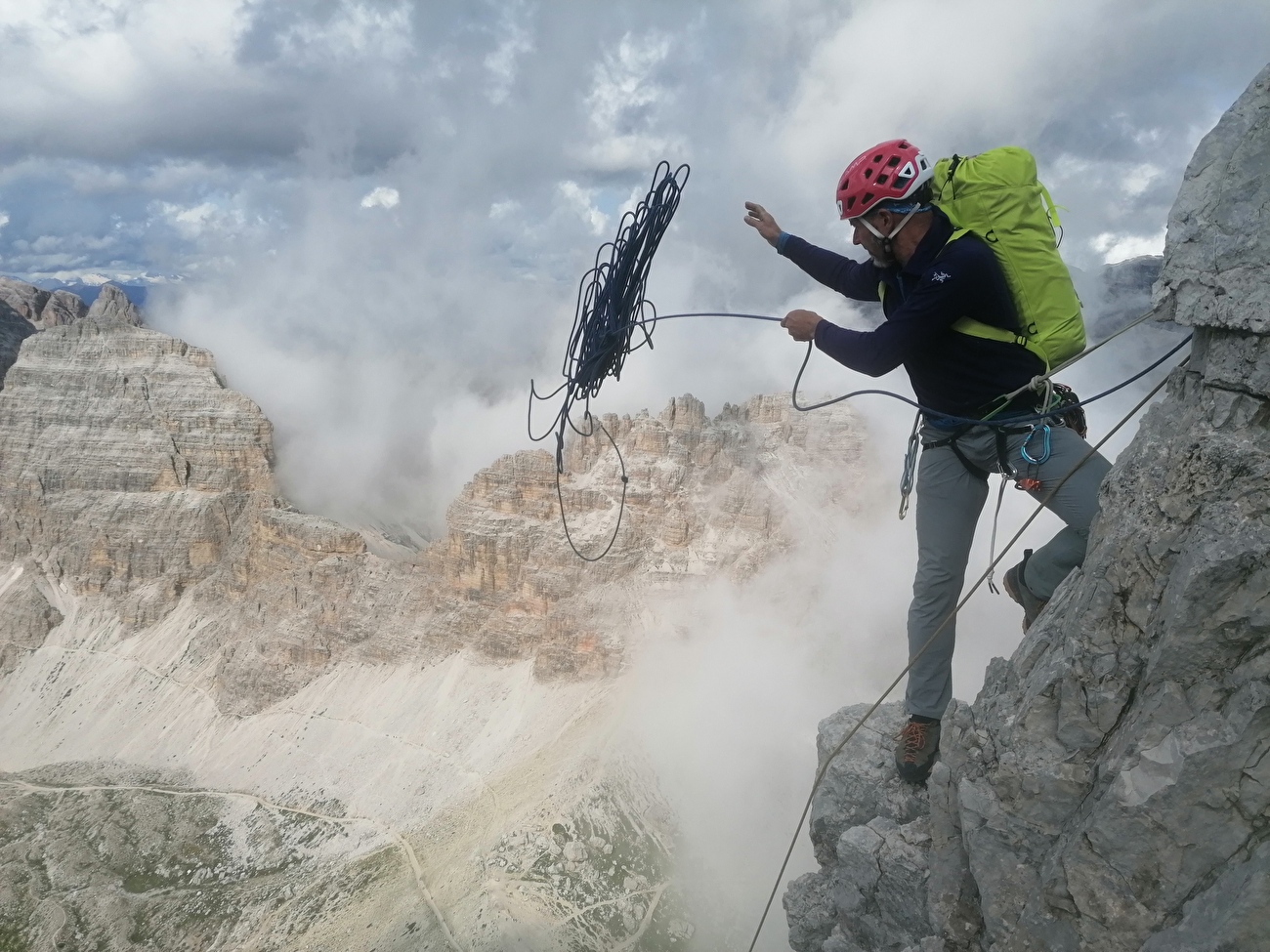 Tre Cime di Lavaredo, Dolomites, Christian Bickel, Micha Rinn - Tre Cime Enchainment Integral - Skyline Traverse (Micha Rinn, Christian Bickel 23/24/07/2024)