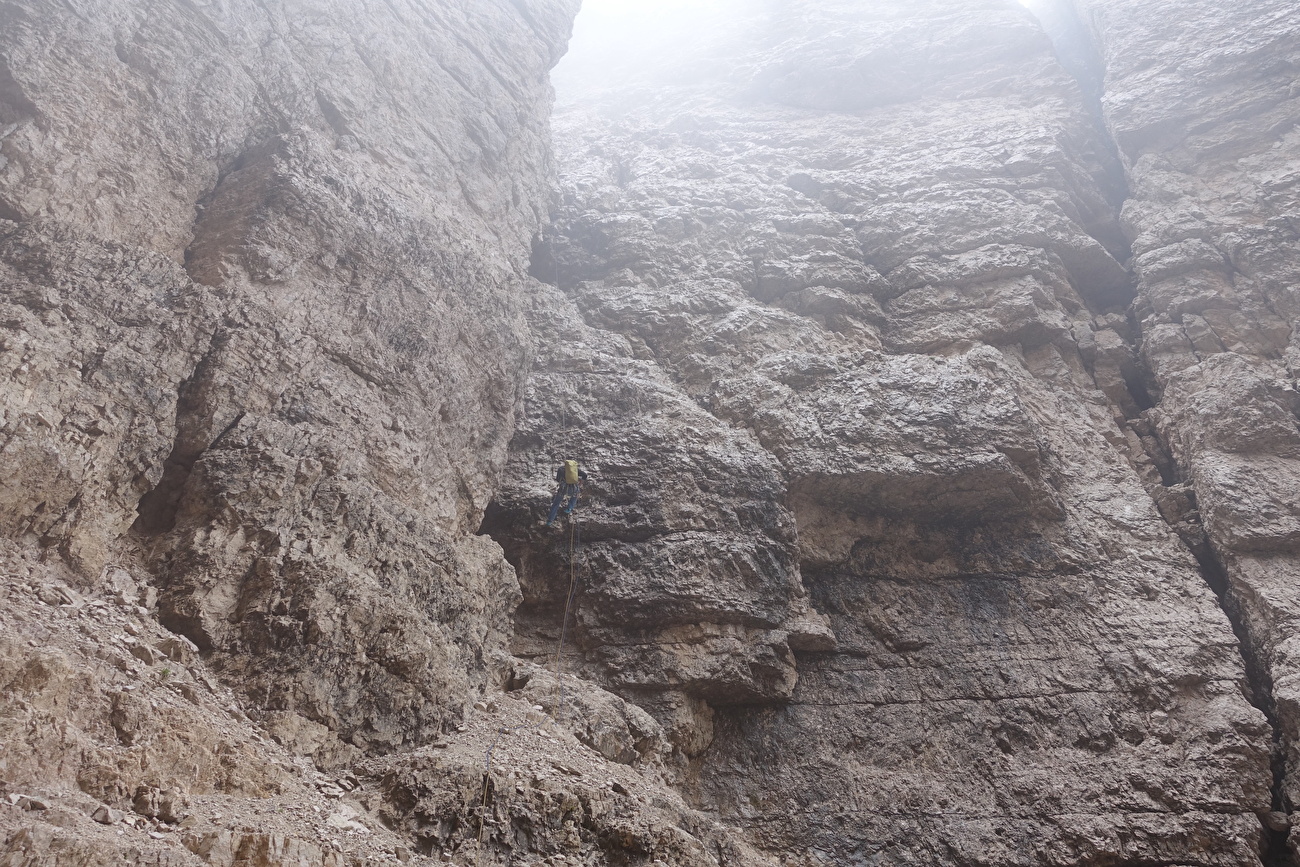 Tre Cime di Lavaredo, Dolomites, Christian Bickel, Micha Rinn - Tre Cime Enchainment Integral - Skyline Traverse (Micha Rinn, Christian Bickel 23/24/07/2024)