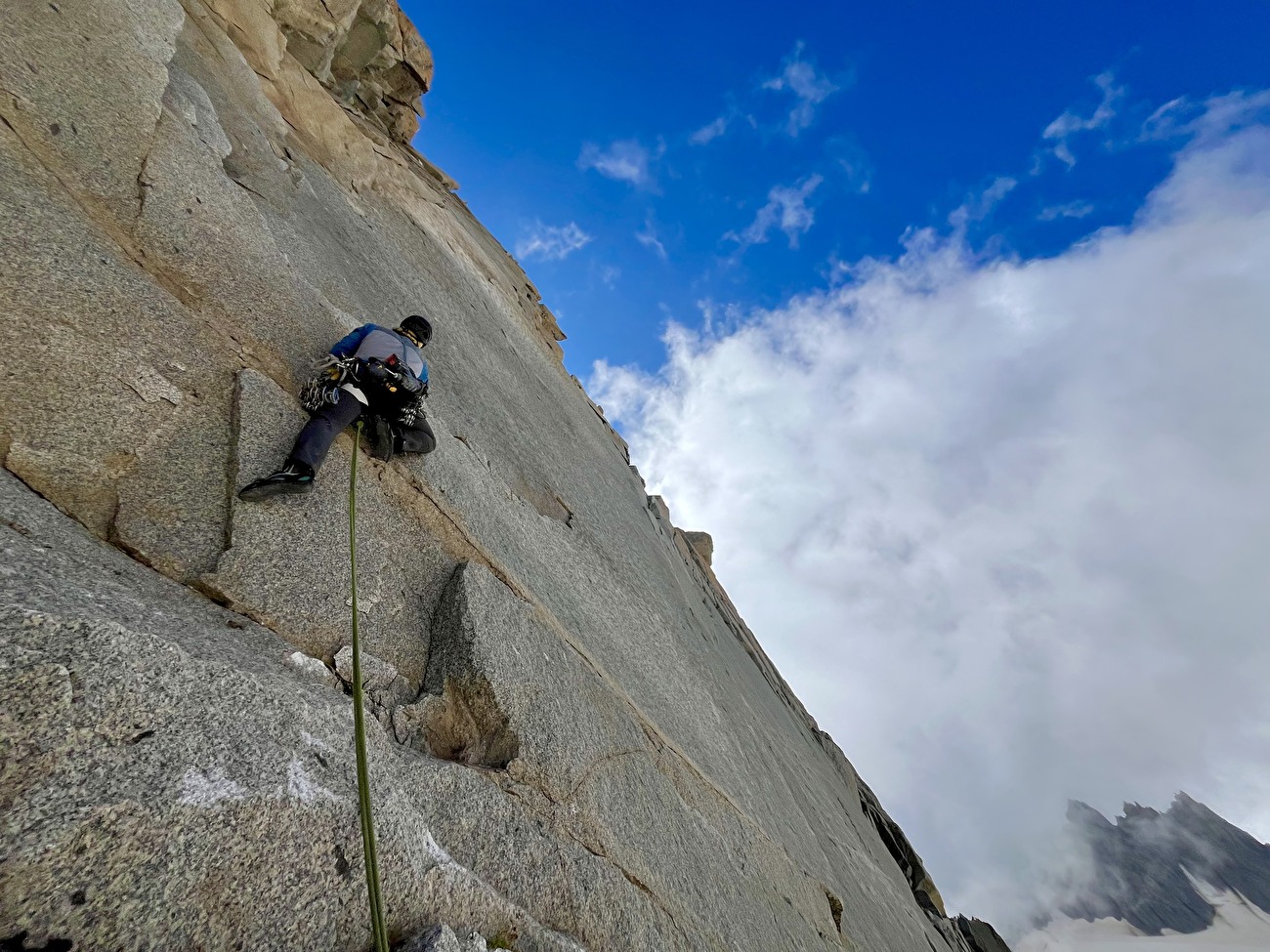 Rognon Vaudano Mont Blanc, Niccolò Bruni, Gianluca Marra - La première ascension de 