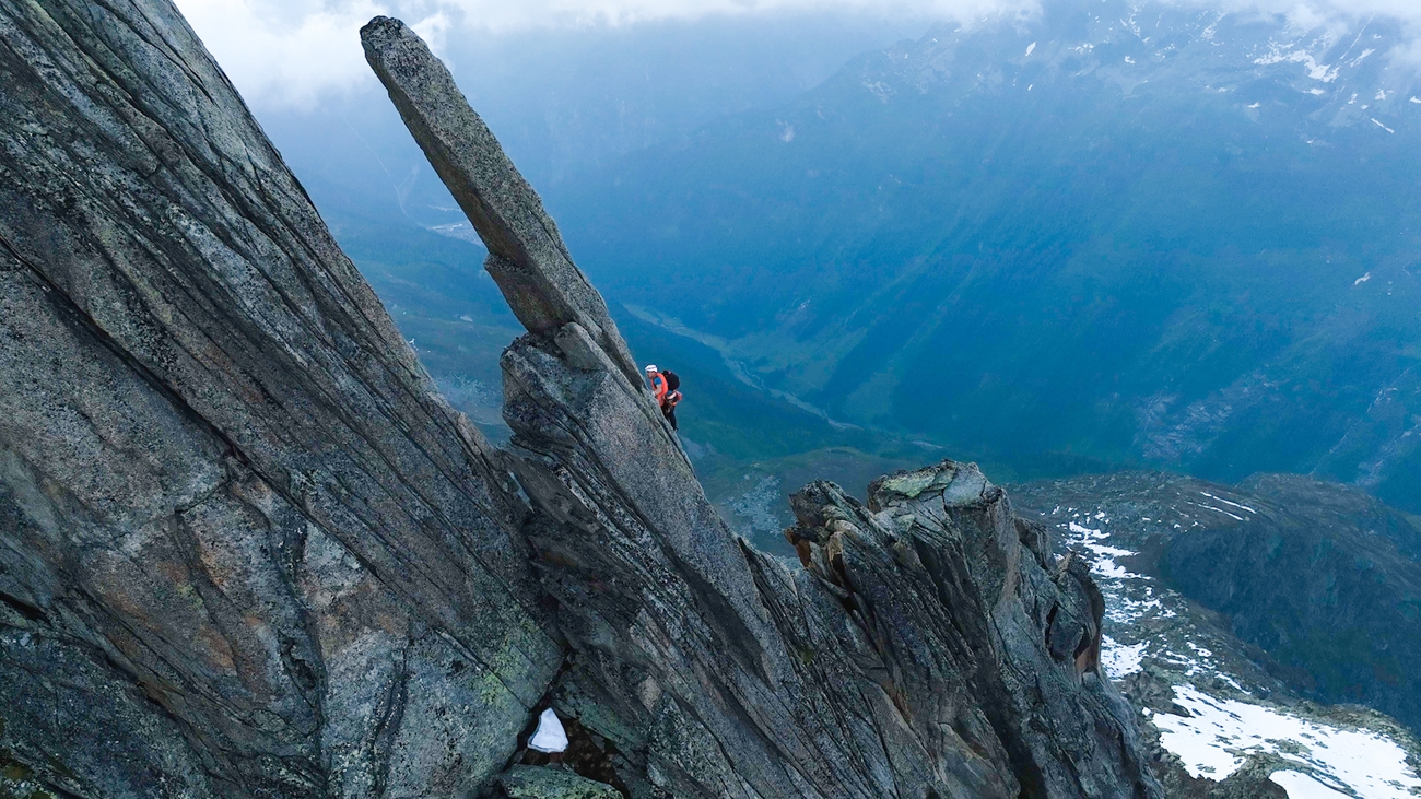 Dani Arnold Salbitschijen - Dani Arnold réalise en solo la trilogie Salbit en moins de 10 heures le 11/06/2023