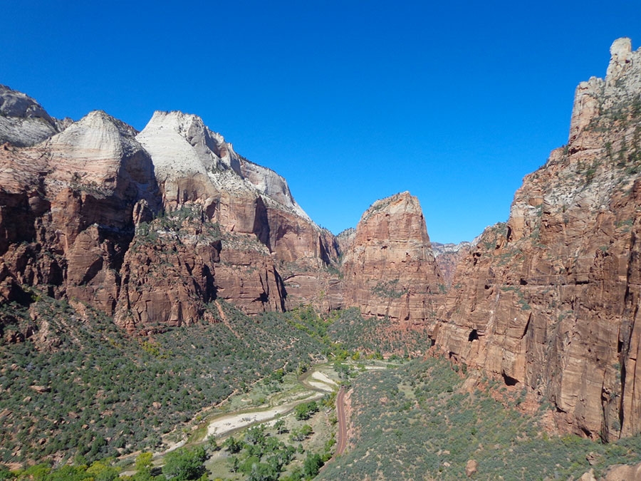 Zion Canyon - Vue sur le Zion Canyon aux États-Unis