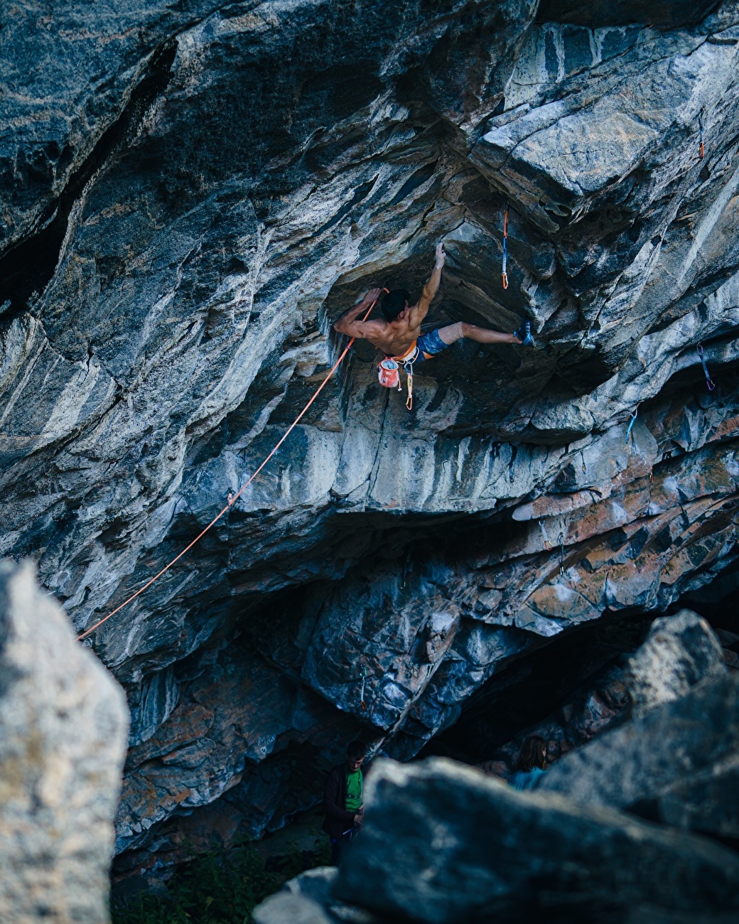 Jorge Díaz-Rullo coche Change (9b+) à Flatanger