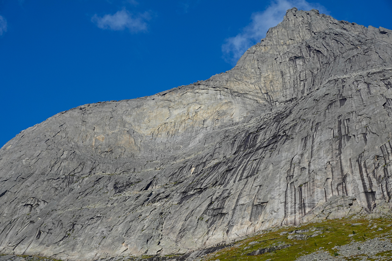 Stetind Norvège, Dave MacLeod, Calum Muskett - CaThe SW Visage de Stetind en Norvège