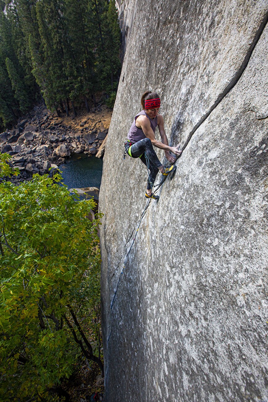 Barbara Zangerl - Barbara Zangerl sur 'Magic Line' à Yosemite, octobre 2024