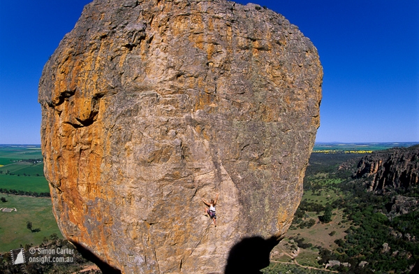 Mont Arapiles, Australie - Anna Jansen, Missing Link (17), Bluff Major, Mont Arapiles, Victoria, Australie.