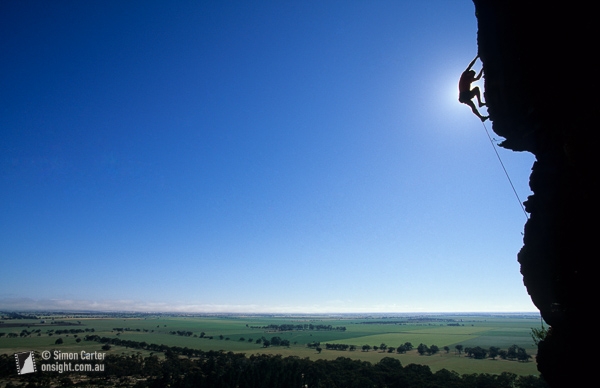 Mont Arapiles, Australie - Paul Deacon, Muldoon (13), The Atridae, Mont Arapiles, Victoria, Australie.