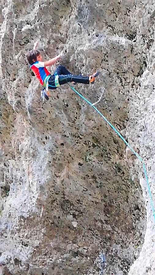 Andrea Chelleris - Sortie d'escalade Andrea Chelleris, 8b+ à Cavazzo Carnico