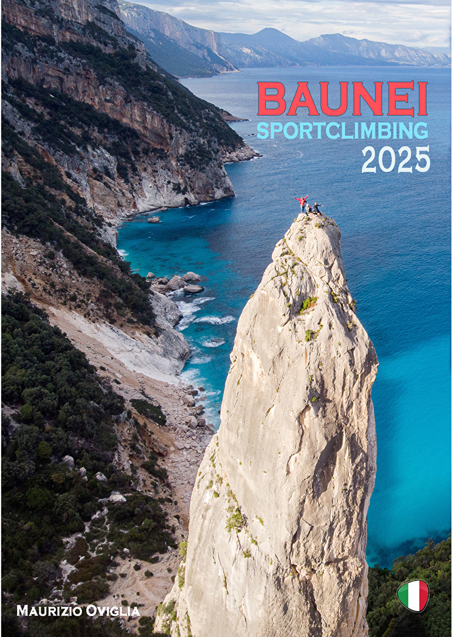 Baunei Sportclimbing 2025, le nouveau guide de la côte est de la Sardaigne par Maurizio Oviglia