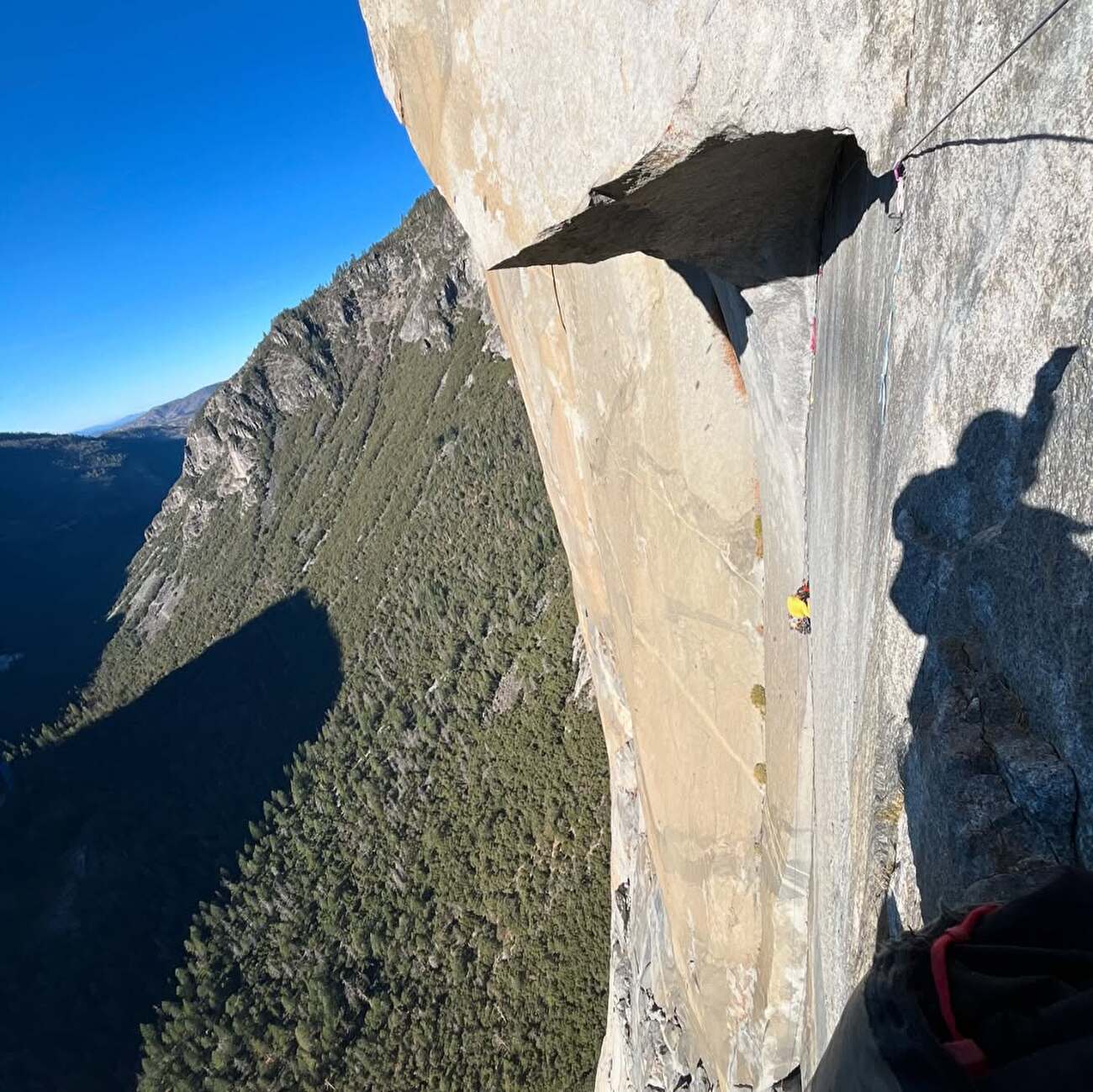 Hannes Puman, The Nose, El Capitan, Yosemite - Hannes Puman et Jamie Lowther escaladent gratuitement « The Nose » via la « Schnaz Variation » sur El Capitan à Yosemite, décembre 2024