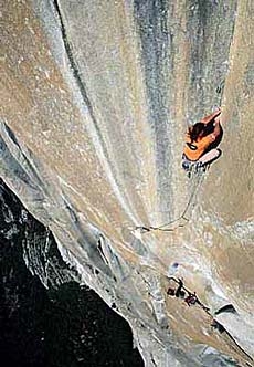 Alexander Huber, Golden Gate, El Capitan, Yosemite - Alexander Huber escalade le Golden Gate, El Capitan, Yosemite