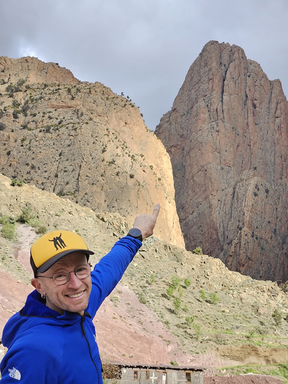 Taghia, Maroc, Jebel Oujdad, Ion Cross Lazkoz, «Basque Dance» d'Iker Pou sur la face sud de Jebel Oujdad au Maroc (Ion Cross Lazkoz, Iker Pou 04/2025)