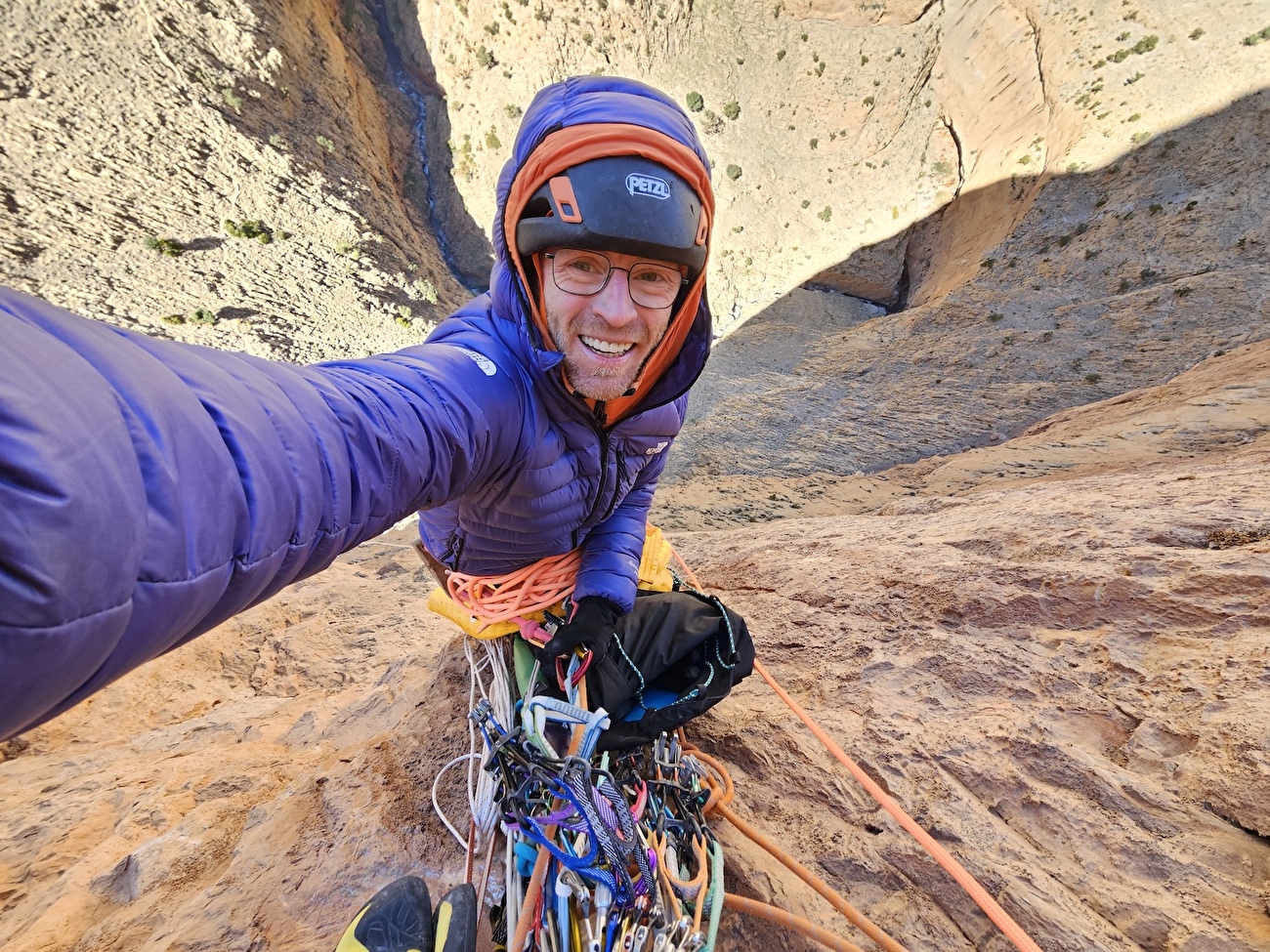 Taghia, Maroc, Jebel Oujdad, Ion Cross Lazkoz, «Basque Dance» d'Iker Pou sur la face sud de Jebel Oujdad au Maroc (Ion Cross Lazkoz, Iker Pou 04/2025)