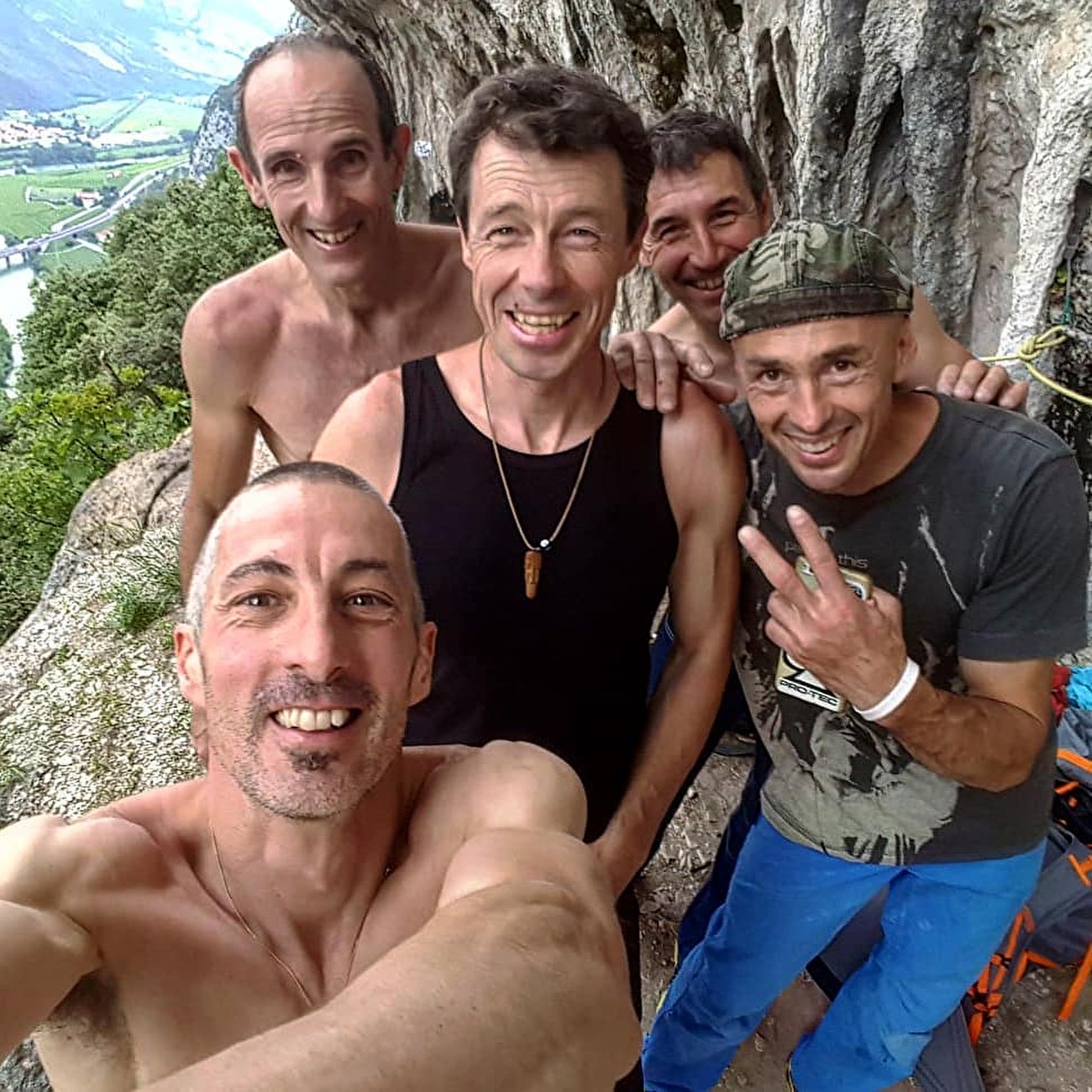 Cristian Brenna - Luca Zardini, Rolando Larcher, Luca Giupponi, Cristian Brenna et Marzio Nardi