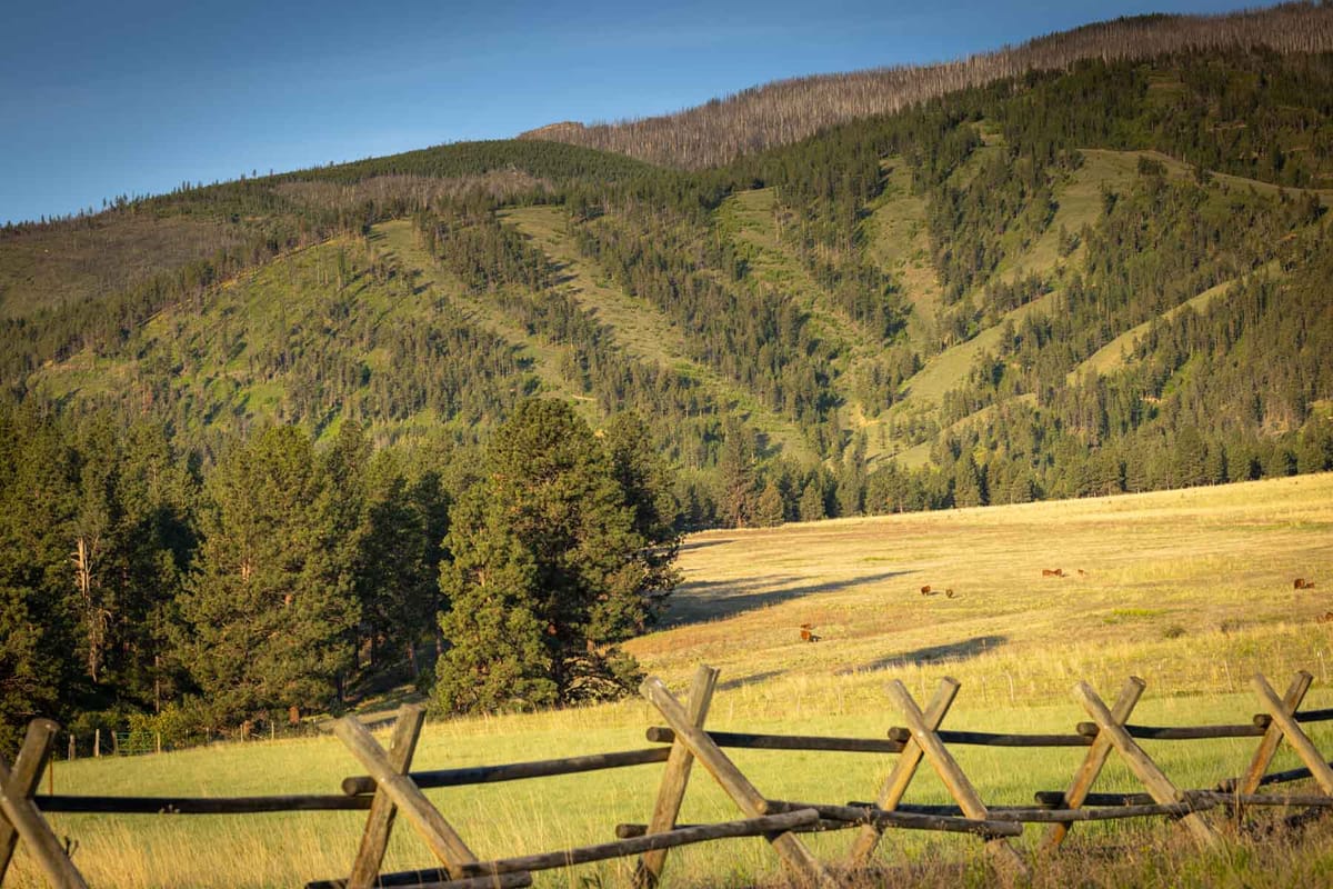 Domaine skiable du Montana qui n'a jamais ouvert ses portes à vendre