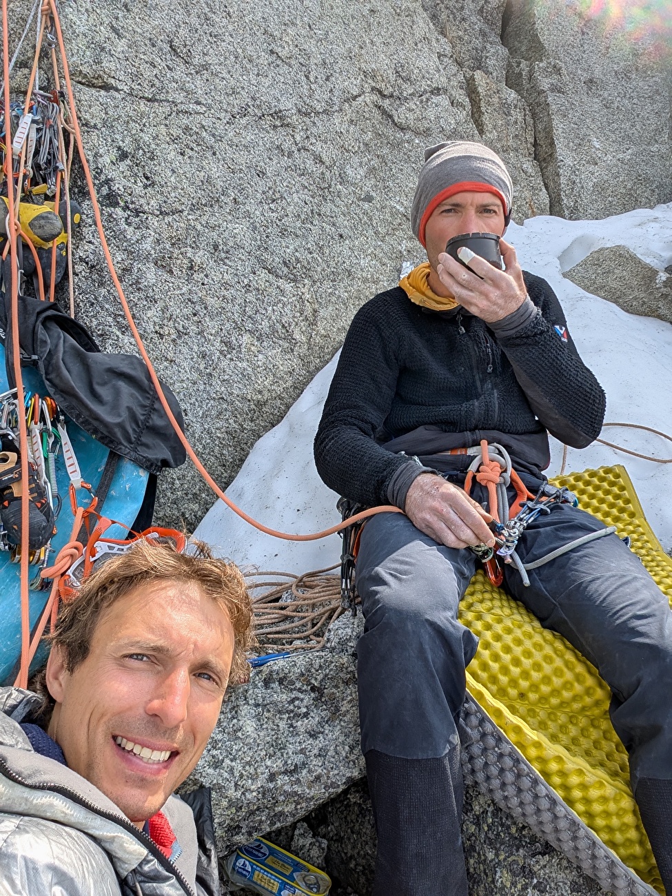 Les Drus Mont Blanc, Léo Billon, Enzo Oddo - The first free ascent of 'Voie Lafaille', west face of Les Drus (Léo Billon, Enzo Oddo summer 2024)