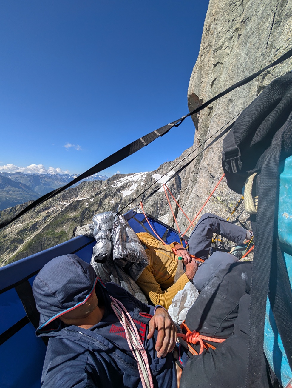 Les Drus Mont Blanc, Léo Billon, Enzo Oddo - The first free ascent of 'Voie Lafaille', west face of Les Drus (Léo Billon, Enzo Oddo summer 2024)