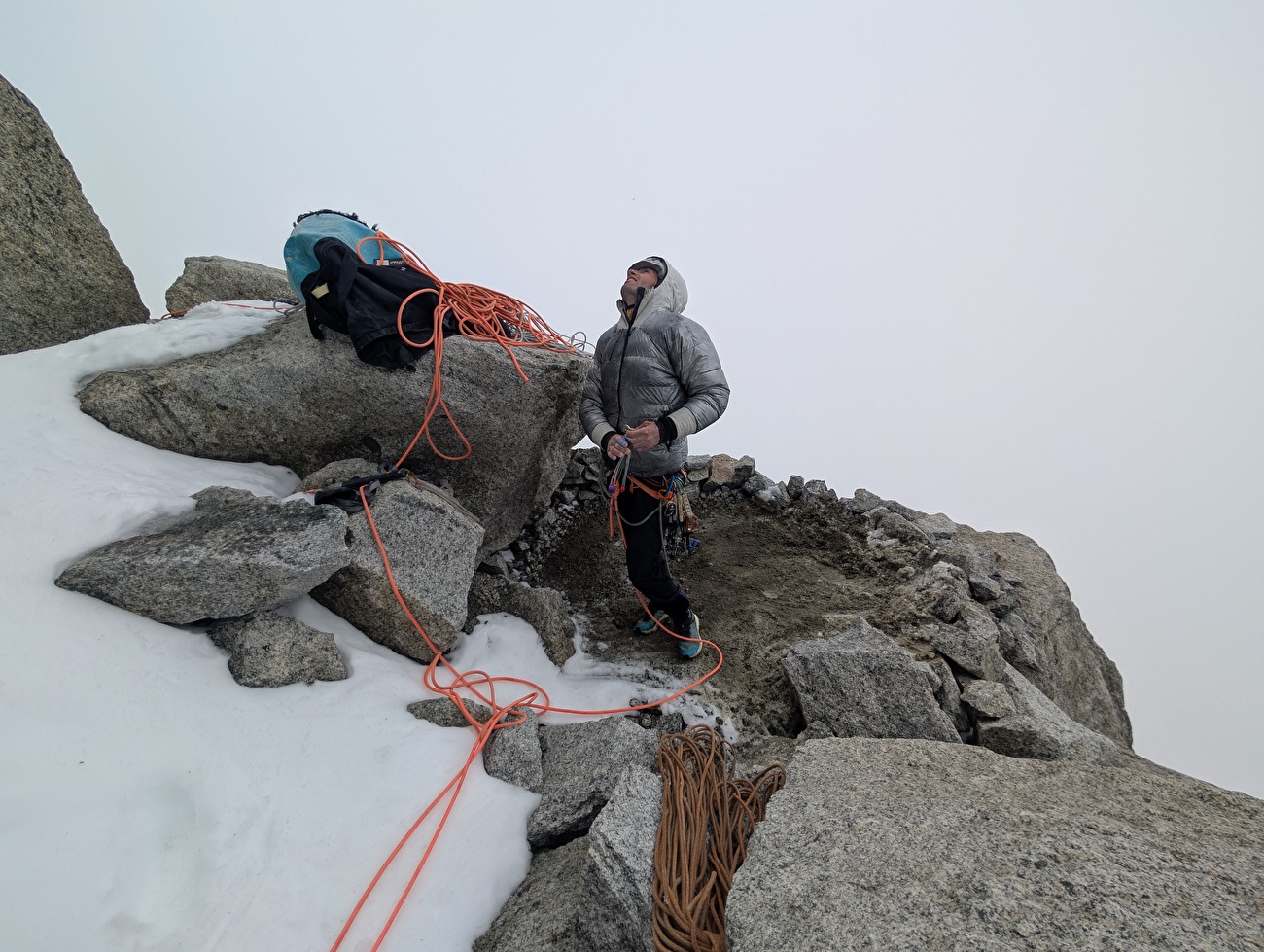 Les Drus Mont Blanc, Léo Billon, Enzo Oddo - The first free ascent of 'Voie Lafaille', west face of Les Drus (Léo Billon, Enzo Oddo summer 2024)