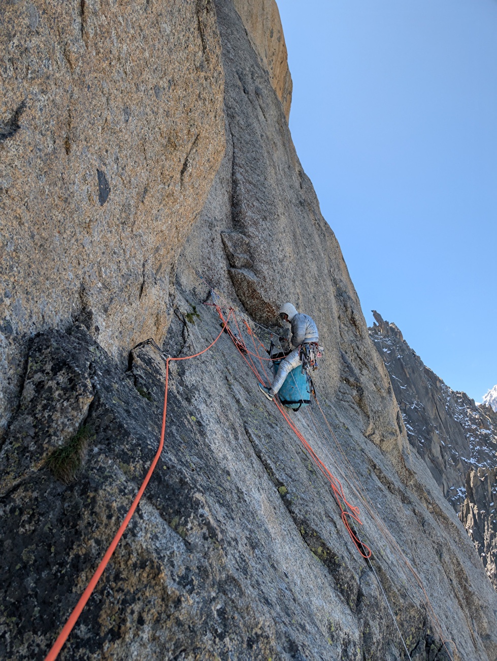 Les Drus Mont Blanc, Léo Billon, Enzo Oddo - The first free ascent of 'Voie Lafaille', west face of Les Drus (Léo Billon, Enzo Oddo summer 2024)