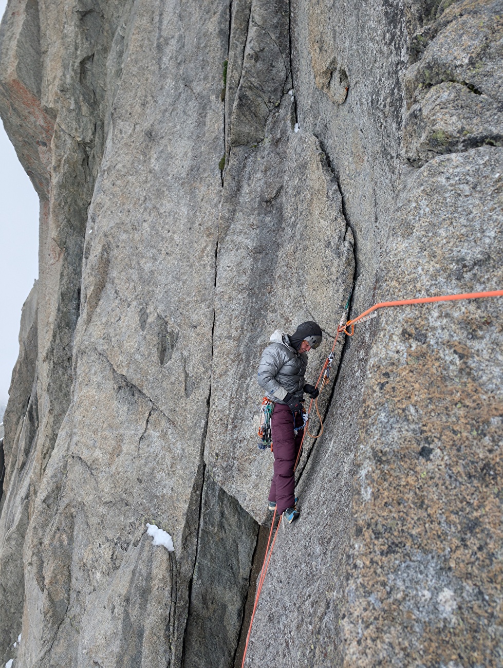 Les Drus Mont Blanc, Léo Billon, Enzo Oddo - The first free ascent of 'Voie Lafaille', west face of Les Drus (Léo Billon, Enzo Oddo summer 2024)