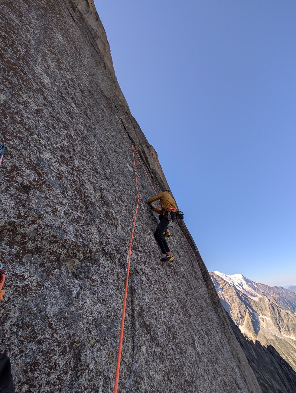 Les Drus Mont Blanc, Léo Billon, Enzo Oddo - The first free ascent of 'Voie Lafaille', west face of Les Drus (Léo Billon, Enzo Oddo summer 2024)