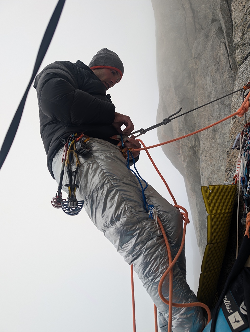 Les Drus Mont Blanc, Léo Billon, Enzo Oddo - The first free ascent of 'Voie Lafaille', west face of Les Drus (Léo Billon, Enzo Oddo summer 2024)