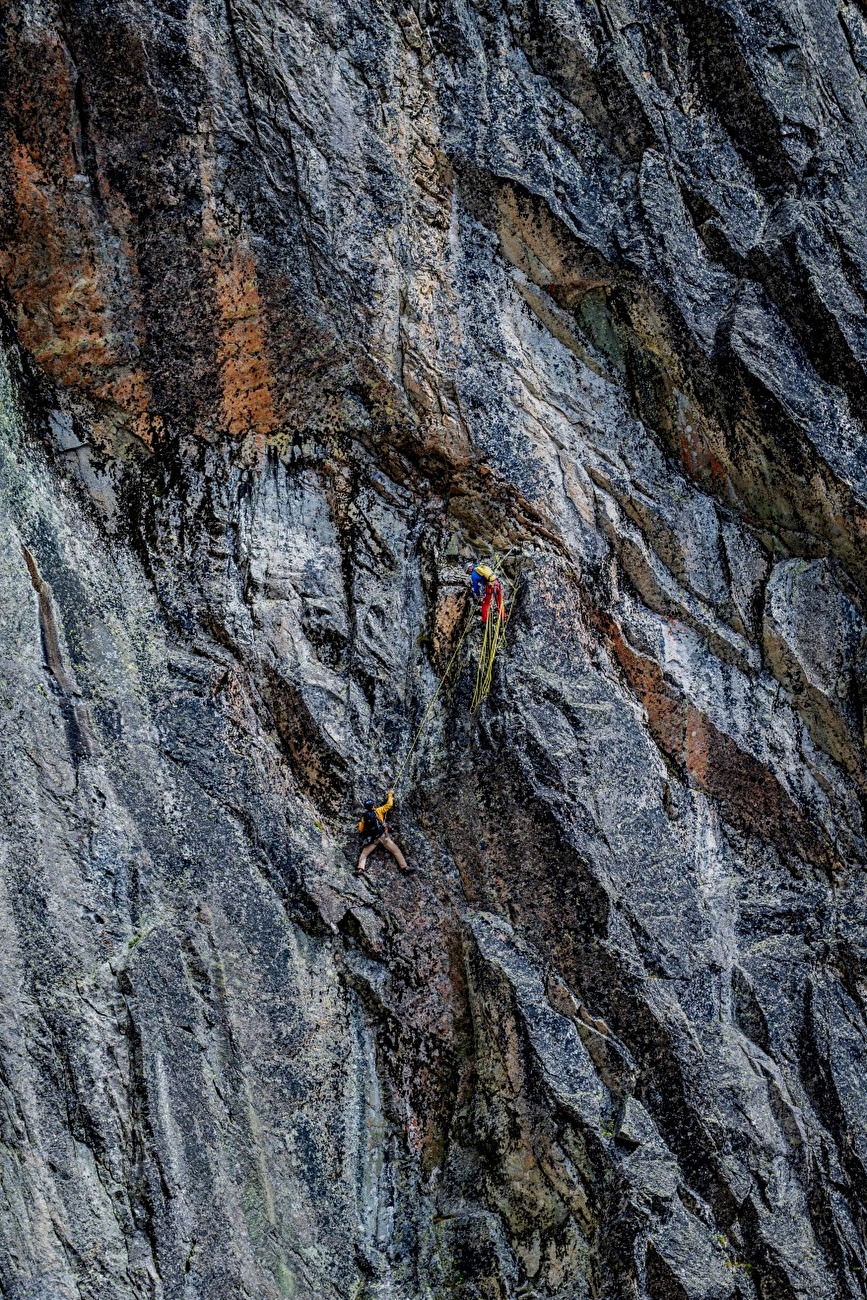 Igor Koller, Martin Krasňanský - Igor Koller a assumé Jaro Michalko lors de la tentative de répétition de la tentative en 2024 sur Lomnický Shield dans les hauts tatras de Slovaquie