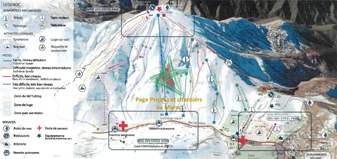 8 nouveaux ascenseurs pour le plus haut domaine skiable de l'Afrique?