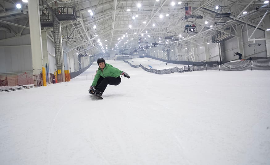 Le Snow Center intérieur offre 50% d'économies aux travailleurs en plein air
