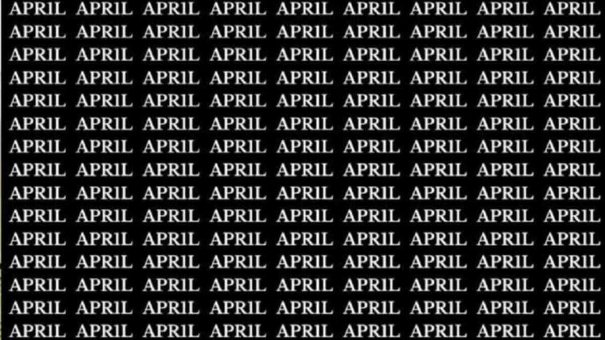 Le mot « avril » est caché dans cette image
