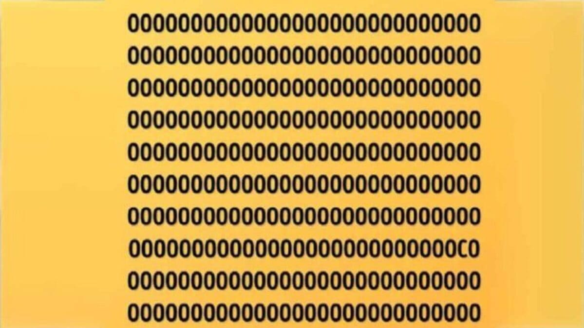 Seule une infime partie des gens perçoit cette lettre