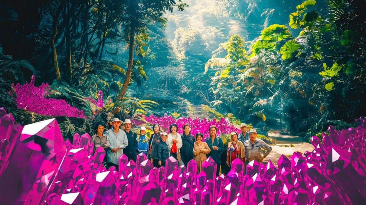 Un gisement de diamants roses découvert dans une forêt sacrée