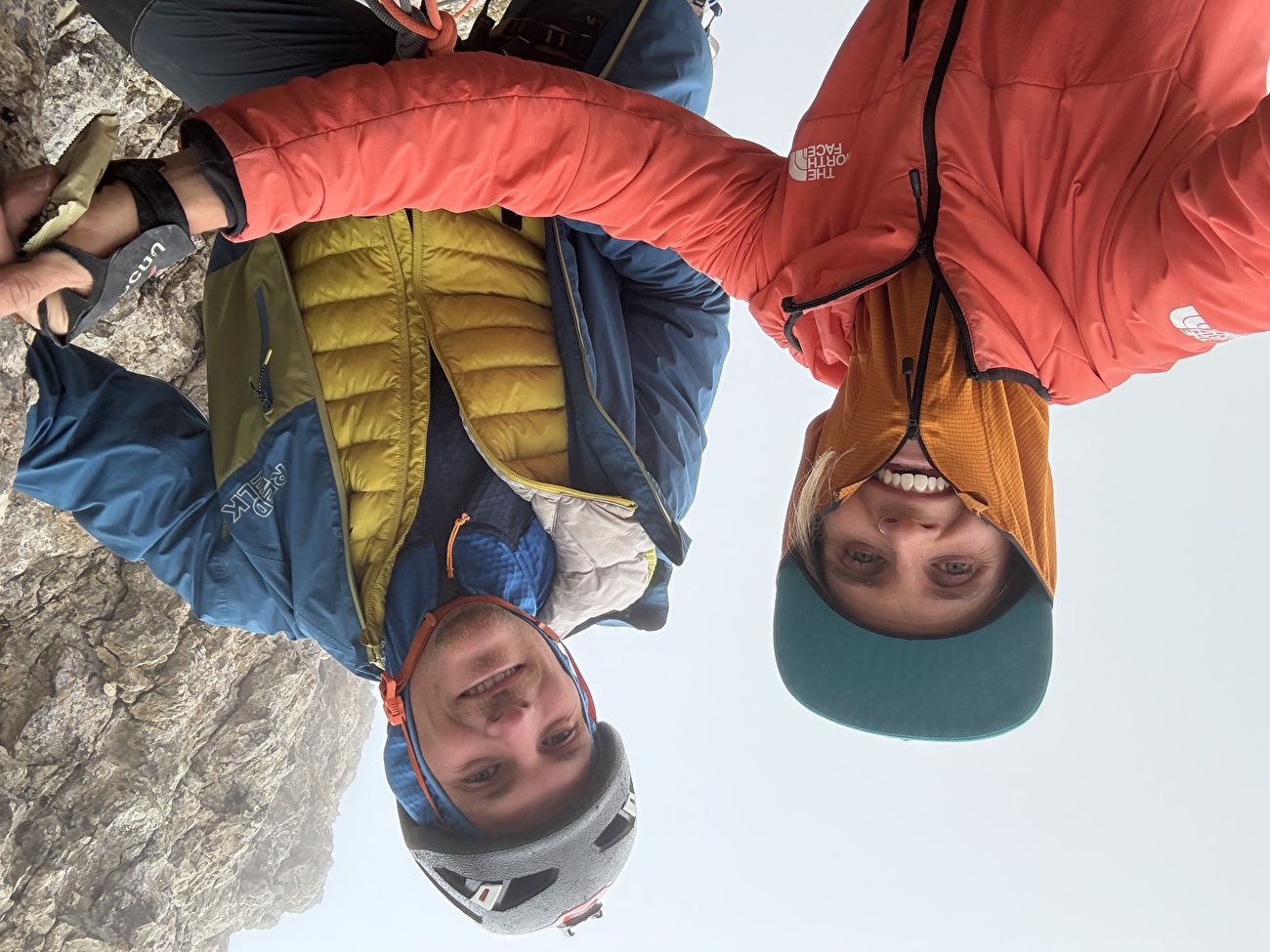 Gran Sasso Corno Grande Oriental Summit IV Pilastro, Marco Malcangi, Fay Manners - Fay Manners et Marco Malcangi faisant la première ascension de 'et pourtant nous sommes allés' sur le pilier IV de Horn Great Oriental Summit, Gran Sasso D'Italia le 05/09/09/2025 Gran Sasso Corno Grande Oriental Summit IV Pilastro, Marco Malcangi, Fay Manners - Fay Manners et Marco Malcangi faisant la première ascension de 'et pourtant nous sommes allés' sur le pilier IV de Horn Great Oriental Summit, Gran Sasso D'Italia le 05/09/09/2025