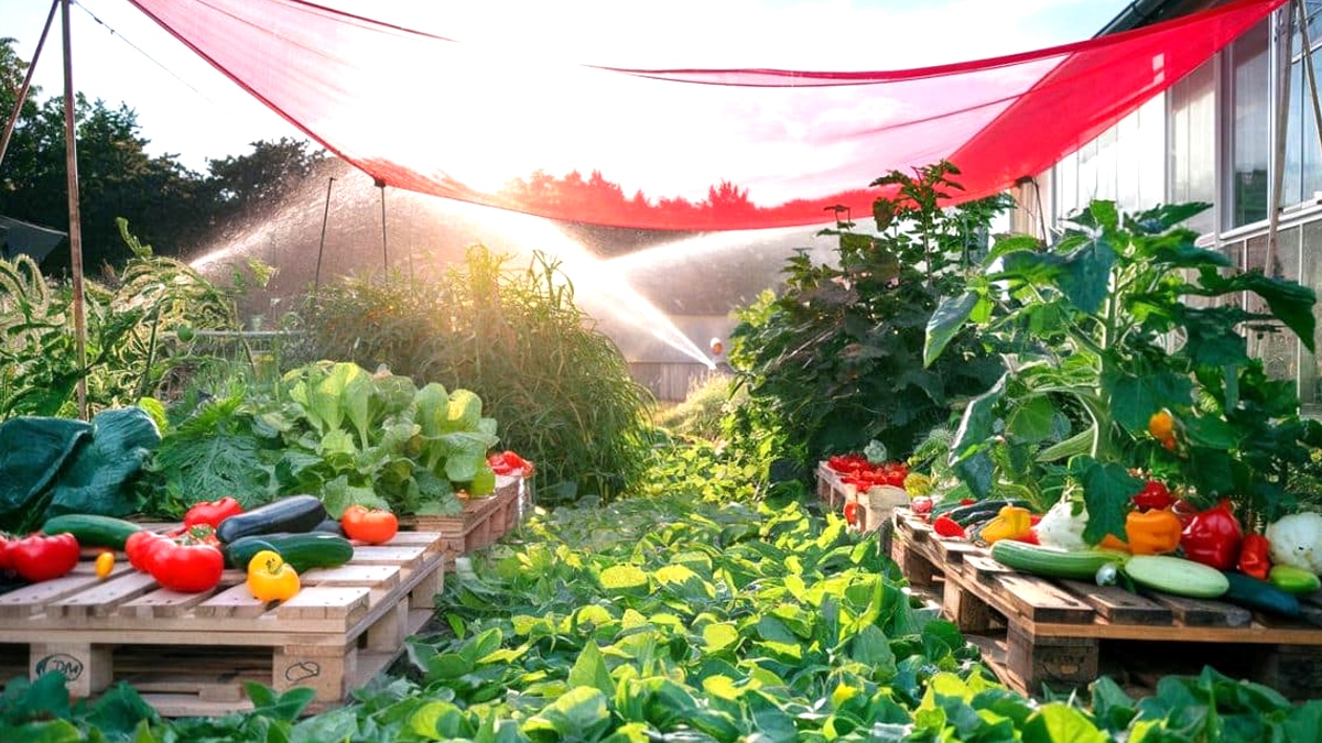protégez vos légumes de la canicule sans arrosage intensif