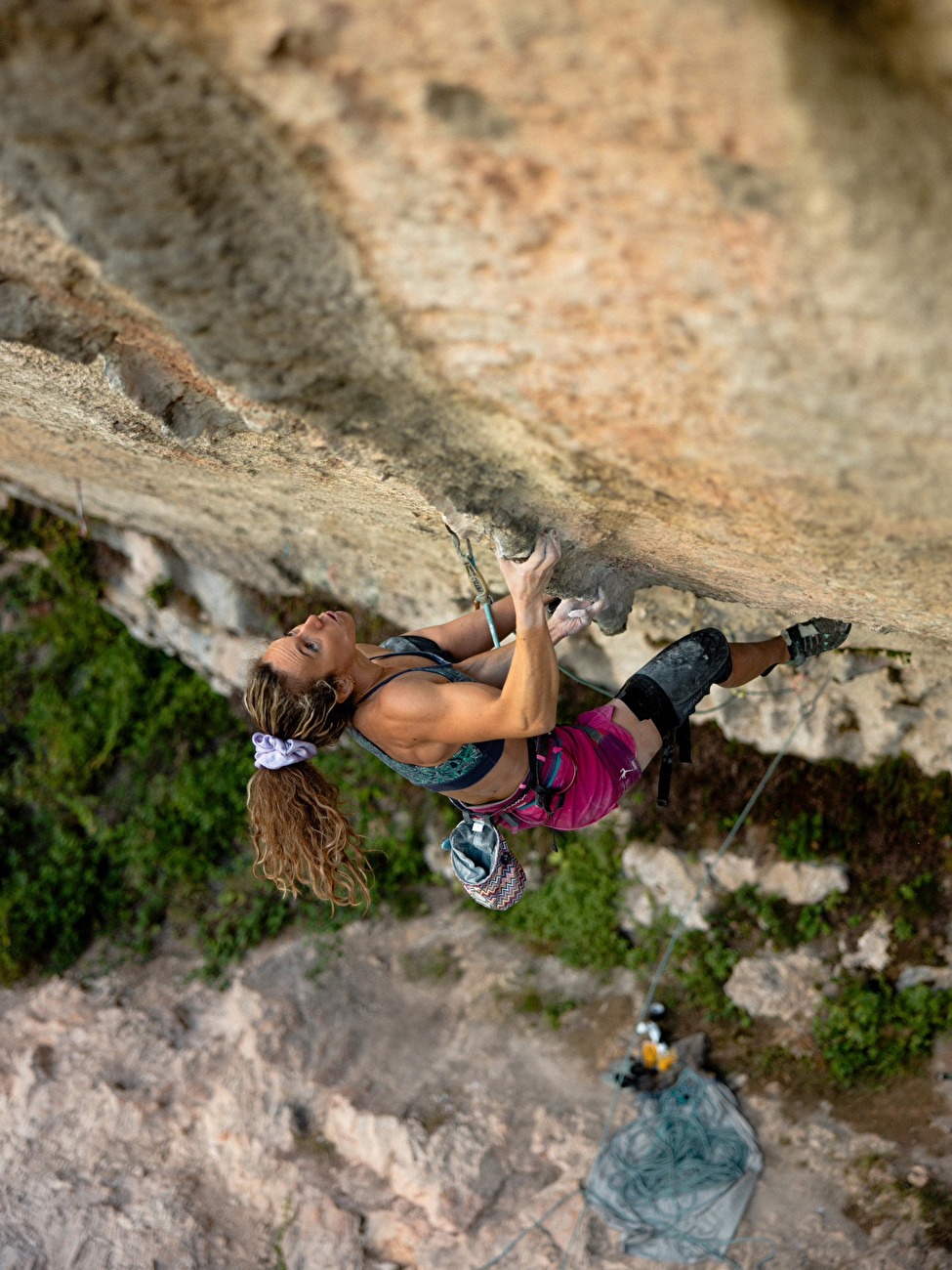 Claudia Ghisolfi passe Trip Tik Tok (9a) dans les Gorges du Loup