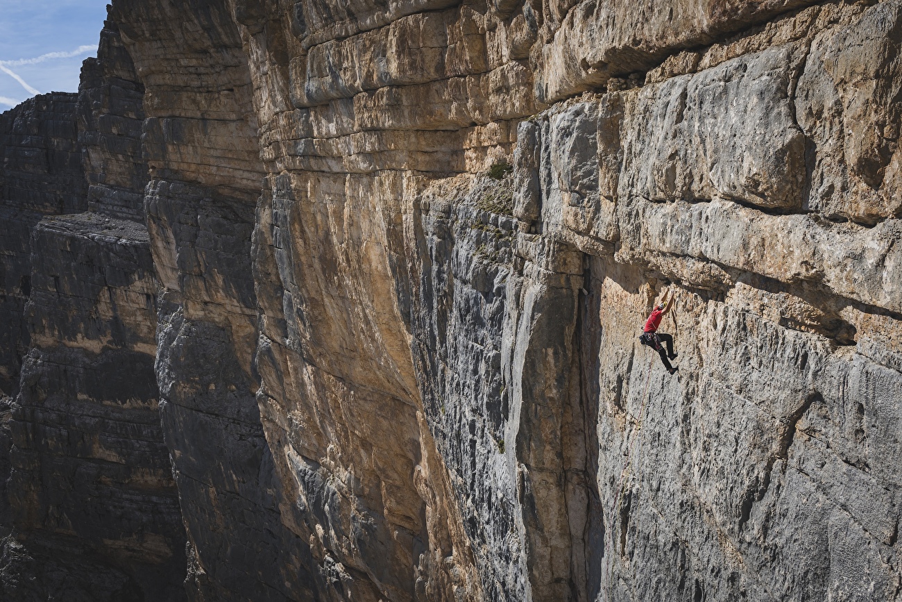 Le temps suspendu aidé à Furcia Rossa III dans les Dolomites