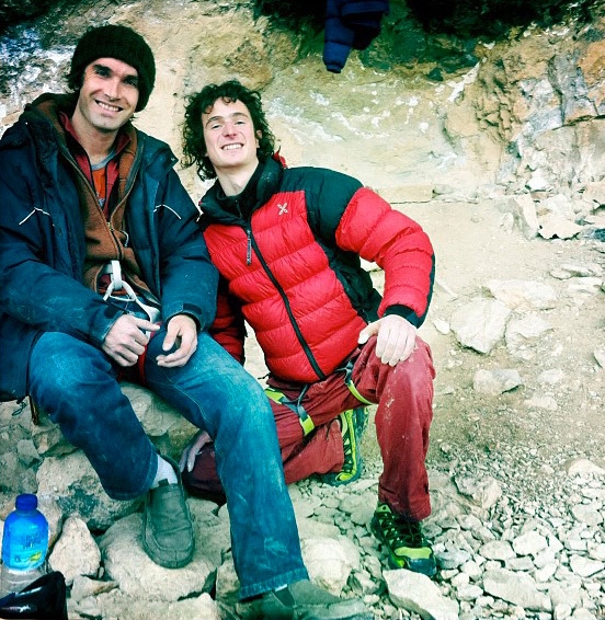 Chris Sharma - Chris Sharma et Adam Ondra à Oliana, Espagne Chris Sharma - Chris Sharma et Adam Ondra à Oliana, Espagne