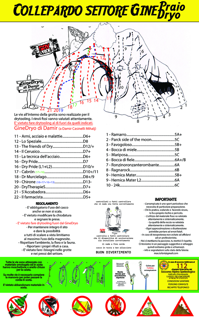 Ginedryo Collepardo drytooling - Le rocher de drytooling Ginedryo à Collepardo, Italie Ginedryo Collepardo drytooling - Le rocher de drytooling Ginedryo à Collepardo, Italie